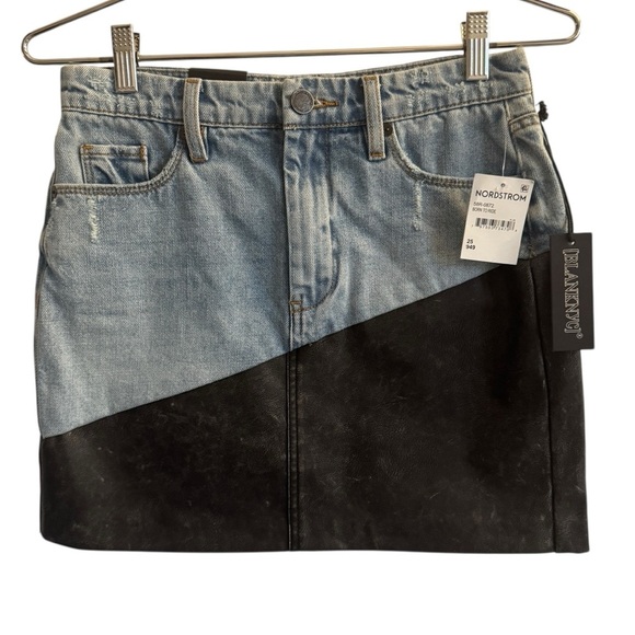 NWT BLANKNYC Denim Midi Skirt, Born to Ride, Size 25 - Picture 4 of 11